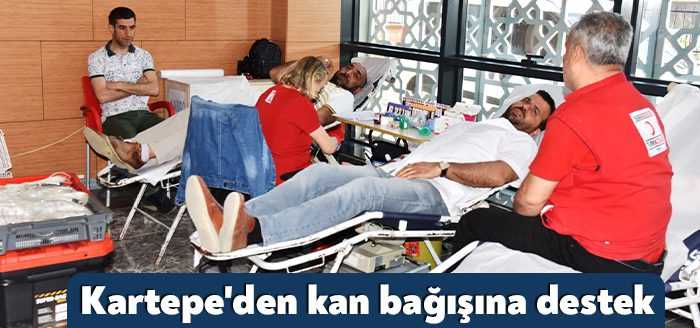 Kartepe Belediyesi ve Kocaeli Kızılay Kan Merkezi Müdürlüğü’nün işbirliği ile