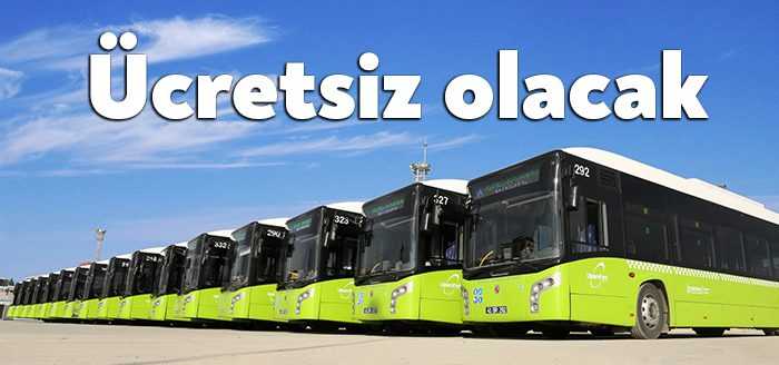 Büyükşehir Belediyesi, Ramazan Bayramı süresince otobüs, raylı sistemler ve deniz