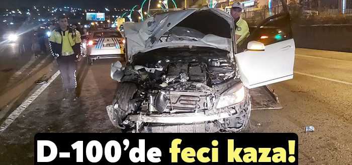 Kocaeli’nin Dilovası ilçesi D-100 Karayolu’nda 3 aracın karıştığı zincirleme trafik