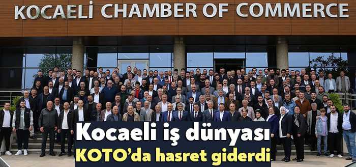 Kocaeli Ticaret Odası’nın bayramlaşma programı büyük buluşmaya dönüştü. Pandemi nedeniyle
