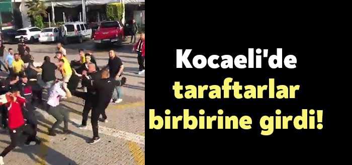 Kayserispor ve Sivasspor taraftarlarının TEM Otoyolu Sakarya ile Kocaeli geçişinde