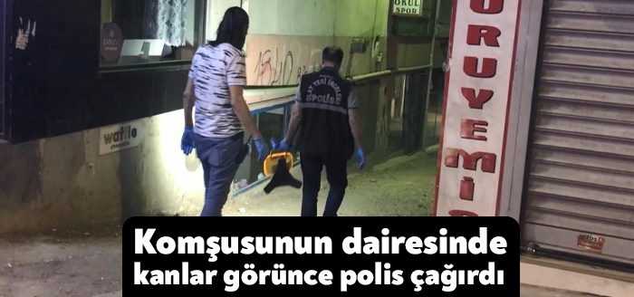 Kocaeli’de bir vatandaş, üst komşusunun kapısını açık olduğunu ve içeride