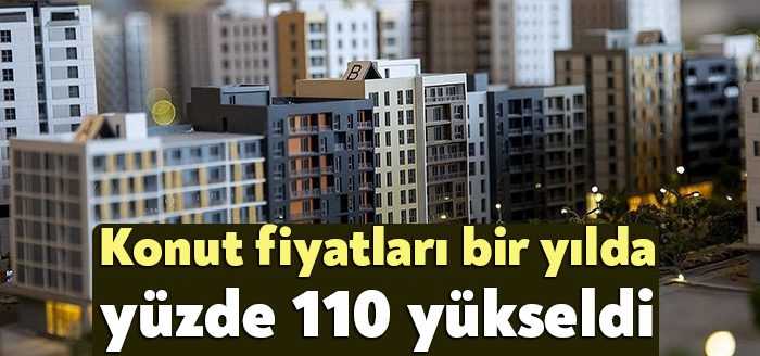 Türkiye'de konut fiyatları, mart ayında geçen yılın aynı ayına göre