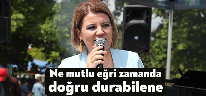 İzmit Belediye Başkanı Av. Fatma Kaplan Hürriyet, Bayraktar Köyü’nde gerçekleşen