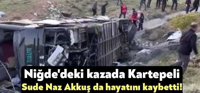 Adana'dan Konya'ya giden tur otobüsü şarampole yuvarlandı. Üzücü kazada 3