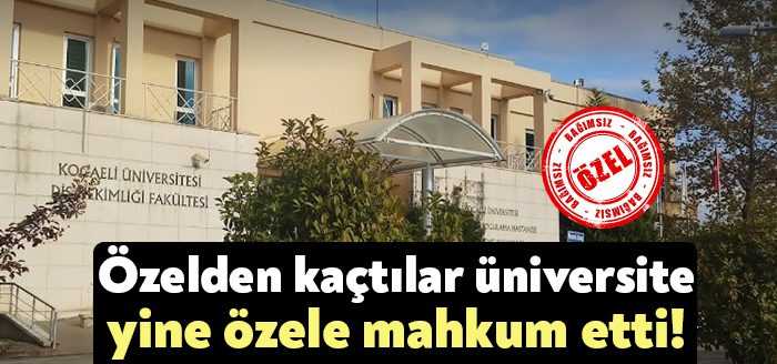 Diş şikayeti nedeniyle Kocaeli Üniversitesi Diş Hekimliği Fakültesi’ne giden vatandaş