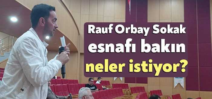 Kocaeli Ticaret Odası Meclis Üyesi Fikret Yıldırım Rauf Orbay Sokak’ta