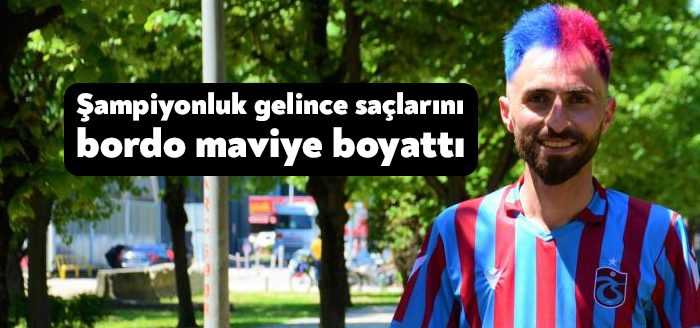 Kocaeli’de yaşayan 31 yaşındaki koyu Trabzonspor taraftarı Ünal Demirci, şampiyonluk