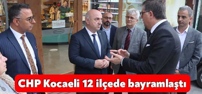 CHP Kocaeli, iki yıldır süren pandemi yasaklarının ardından geleneksel bayramlaşma