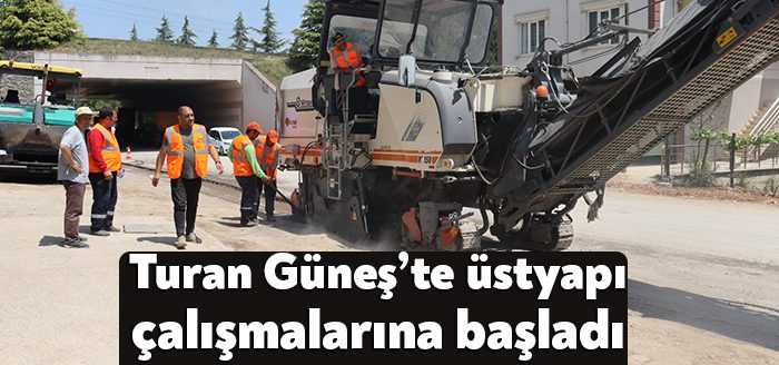 İzmit Belediyesi Fen İşleri Müdürlüğü ekipleri, Yeşilova Mahallesi Turan Güneş