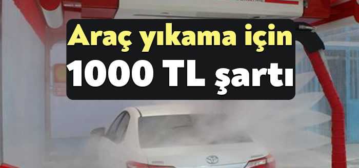 Kocaeli’de bazı benzinliklerdeki araç yıkama hizmetinden faydalanabilmek için en az