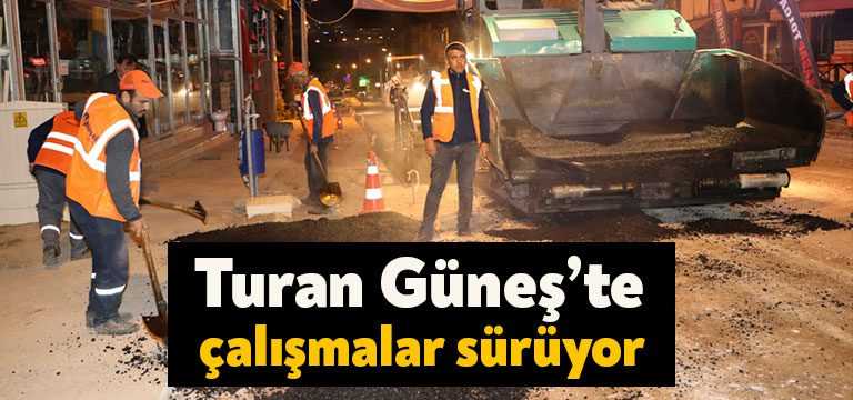 İzmit Belediyesi Fen İşleri Müdürlüğü ekipleri, Yeşilova-Tepeköy Mahallesi Turan Güneş