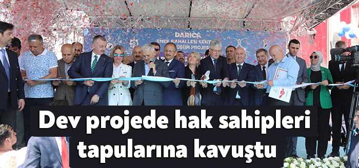Kocaeli’nin Darıca Emek Mahallesi için 2020 yılında inşaat çalışmalarına başlanan