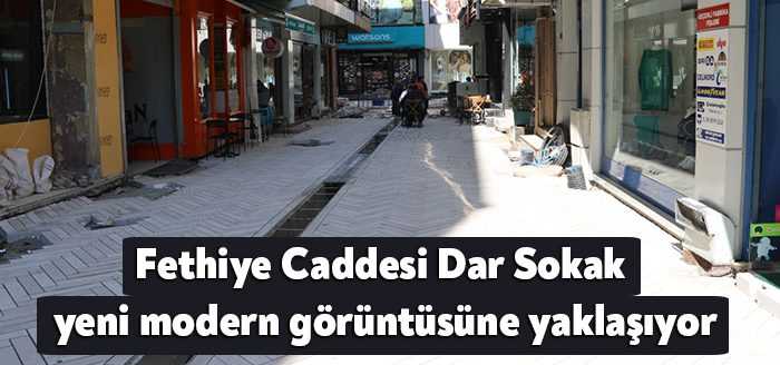 İzmit Belediyesi tarafından Fethiye Caddesi ve yan yolları yeniden düzenleme