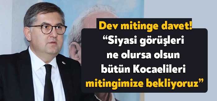 CHP Kocaeli İl Başkanı Harun Yıldızlı, 21 Mayıs 21 Mayıs
