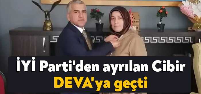 Dilovası İYİ Parti Kadın Kolları Başkanlığı’ndan ayrılan Melek Cibir DEVA