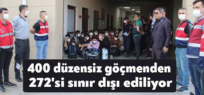 Kocaeli'de yapılan operasyonlarda yakalanan 400 göçmenden 272'si, Afganistan'a gönderilmek üzere