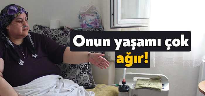 Kocaeli'de yatağa ve solunum cihazına bağlı halde yaşamını sürdürmeye çalışan