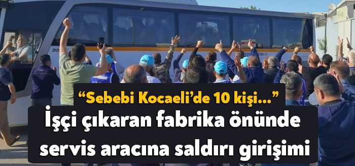 Bursa'nın İnegöl ilçesindeki OSB'de sendikaya üye olduğu için bir işçinin