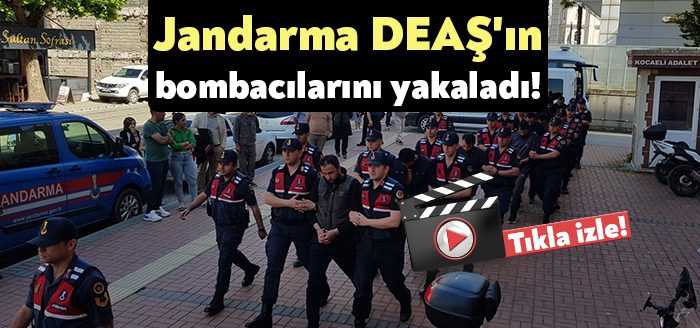Kocaeli İl Jandarma Komutanlığı ekiplerince 3 ilde düzenlenen DEAŞ operasyonunda