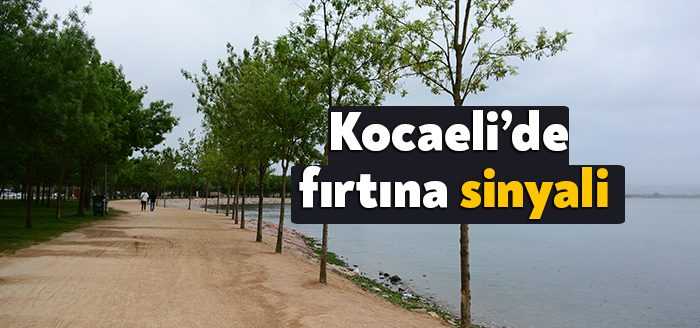 Kocaeli’de bir haftadır etkili olan sıcaklar yerini bir anda rüzgar