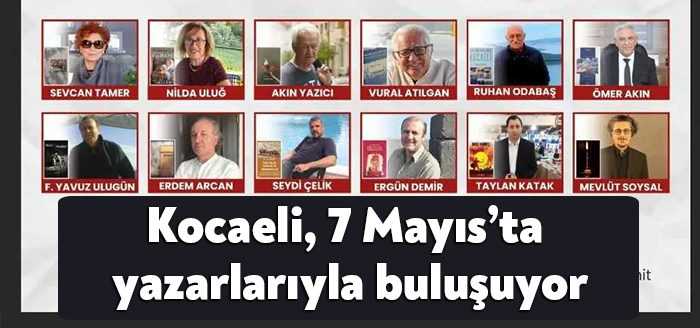 Kocaeli’nin yetiştirdiği 12 yazar, Kitap Keyfim tarafından düzenlenen etkinlik çerçevesinde