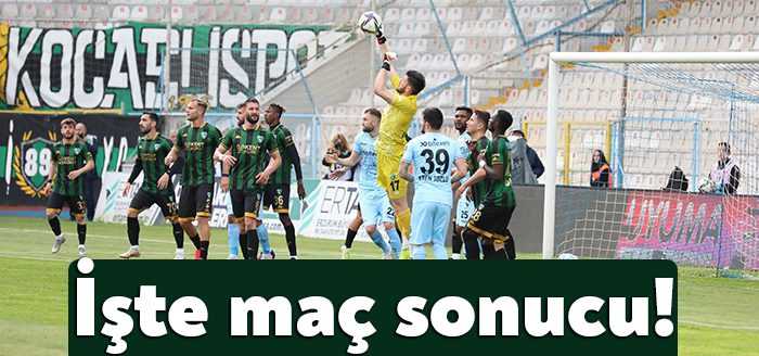 . Kocaelispor, ligin üst sıralarındaki Erzurumspor'a konuk oldu. Erzurumspor Kocaelispor