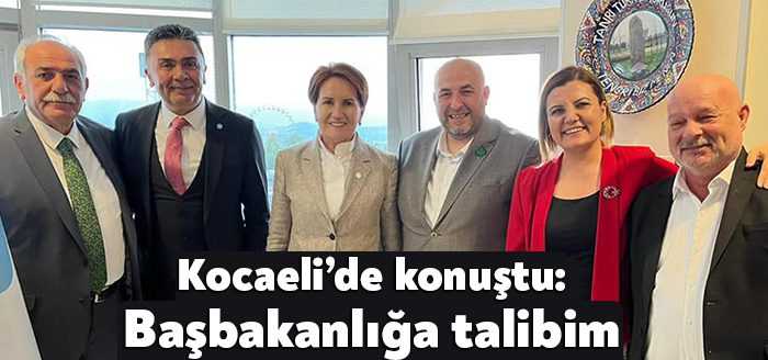 İYİ Parti Kocaeli İl Başkanlığı'nın bayramlaşma programına katıldı. Akşener, burada