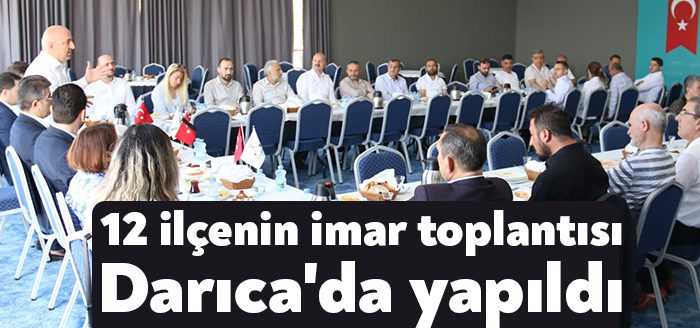 12 ilçe belediyesinin katılımı ile Büyükşehir tarafından gerçekleştirilen aylık imar
