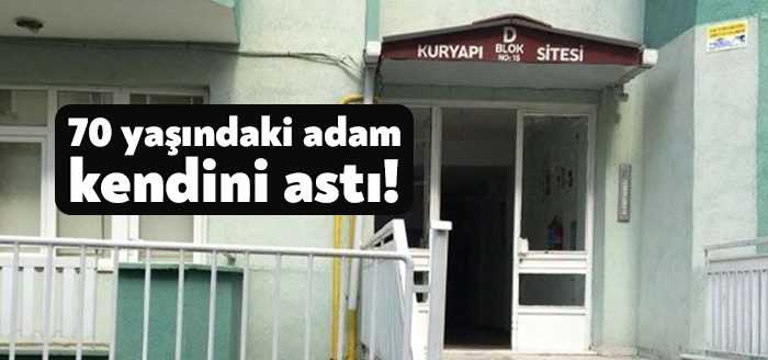 Derince’de 70 yaşındaki bir kişi evinde kaloriferin borusuna kendini
