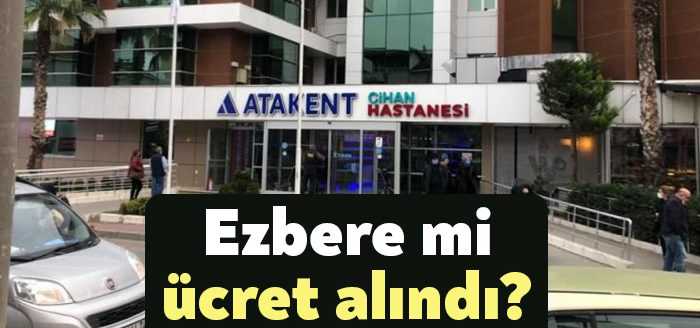 Kocaeli Atakent Cihan Hastanesi’nde kızını ameliyat ettiren bir vatandaş, hastanenin
