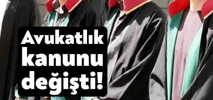 Avukatlık Kanunu'nda yapılan değişiklikle, memurlar da dahil herhangi bir işte