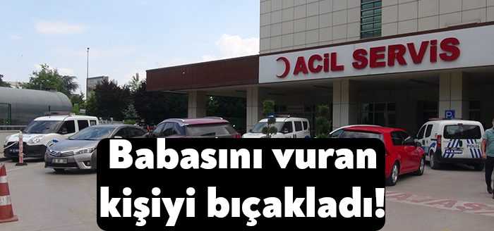 Kocaeli'de babasının silahla vurulduğunu öğrenen şüpheli, babasını vuran şahsın babasını