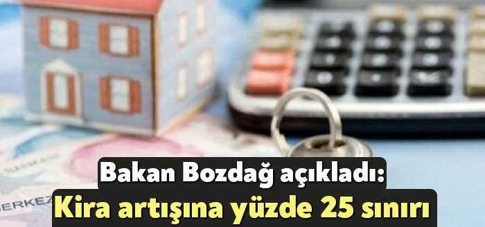 Adalet Bakanı Bekir Bozdağ: “Konut kiralarında, 1 Temmuz 2023'e kadar