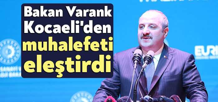 Sanayi ve Teknoloji Bakanı Mustafa Varank, “Bu apaçık gelişmelere rağmen