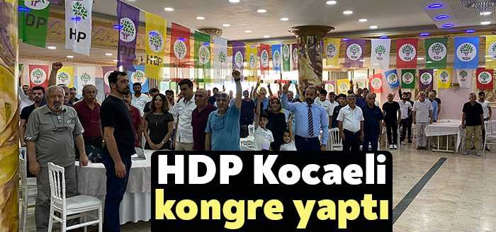 HDP Kocaeli İl Örgütü 4. Olağan Kongresini gerçekleştirdi. Yeni eş