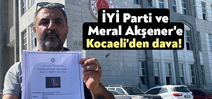 Kocaeli'nin Gebze ilçesinde bir kişi, İYİ Parti'nin sosyal medya kanallarında