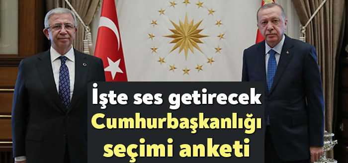 MetroPOLL Araştırma, yaptığı son ankette "Cumhurbaşkanlığı seçiminin ikinci tura kalması