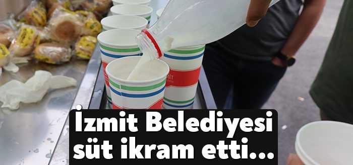 İzmit Belediyesi, Dünya Süt Günü’nde Umuttepe’de bulunan KOÜ Araştırma ve