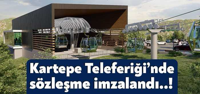 Kartepe Teleferik Projesi’nde imzalar atıldı. 10 gün içerisinde yapılacak yer