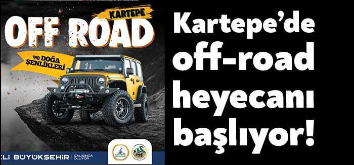 Büyükşehir ve Kartepe Belediyesi’nin desteklediği, Kartepe Off-Road Doğa Sporları Kulübü’nün