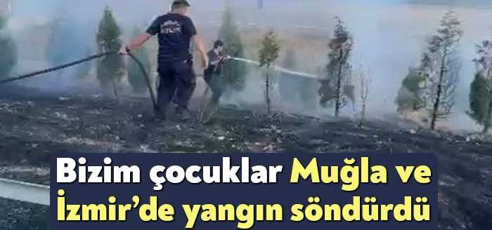 Kocaeli Büyükşehir Belediyesi İtfaiye ekipleri Marmaris’ten dönüş yolunda İzmir’de bir