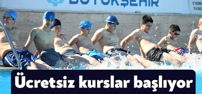 Kocaeli Büyükşehir Belediyesi ücretsiz yüzme kursları yaz dönemi ile öğrencilere