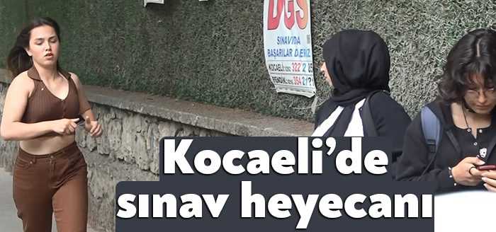 Kocaeli'de Alan Yeterlilik Testi (AYT) için adaylar sınav merkezlerine geldi.
