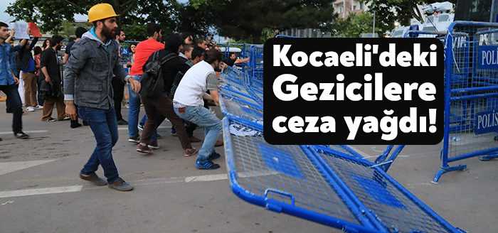Kocaeli’de gezi eylemine katılıp gözaltına alınan 238 kişi hakkında açılan