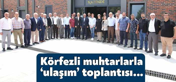 Körfez Belediye Başkanı Şener Söğüt, Kocaeli Büyükşehir Belediyesi Ulaşım Dairesi