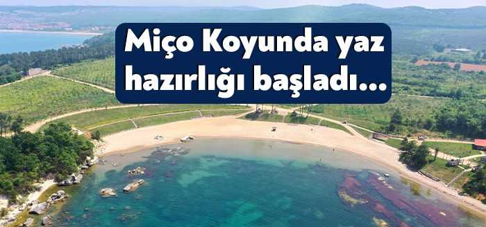 Kandıra sahillerinde bayanların kullanımı için hazırlanan Miço Koyu, Büyükşehir Park