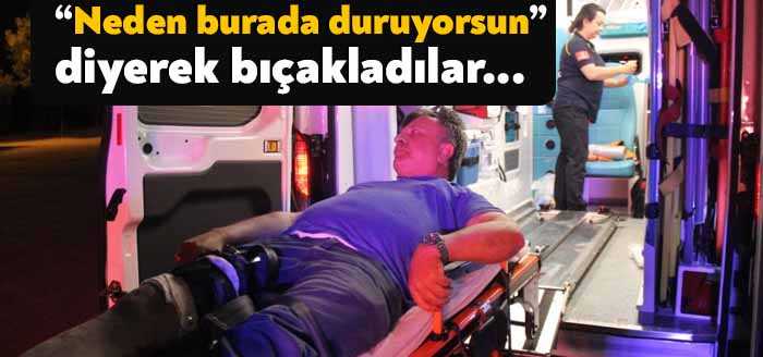 Kocaeli’de, köprü üzerinde duran bir vatandaş yanına gelen 2 kişi
