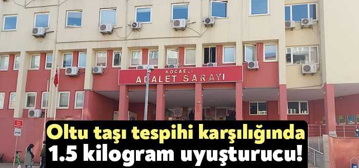 Kocaeli'de uyuşturucu ticareti yaptığı gerekçesiyle tutuklanan sanığın yargılanmasına devam edildi.
