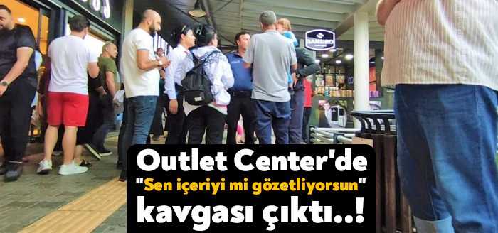 Kocaeli'nin İzmit ilçesinde bulunan Outlet Center AVM'de, bir kadın mağazasında
